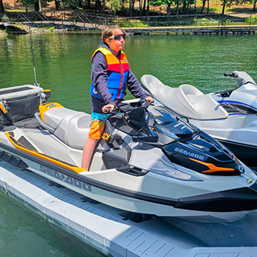 Snap Port drive-on jet ski dock sold by Snap Dock Venice - in Venice 